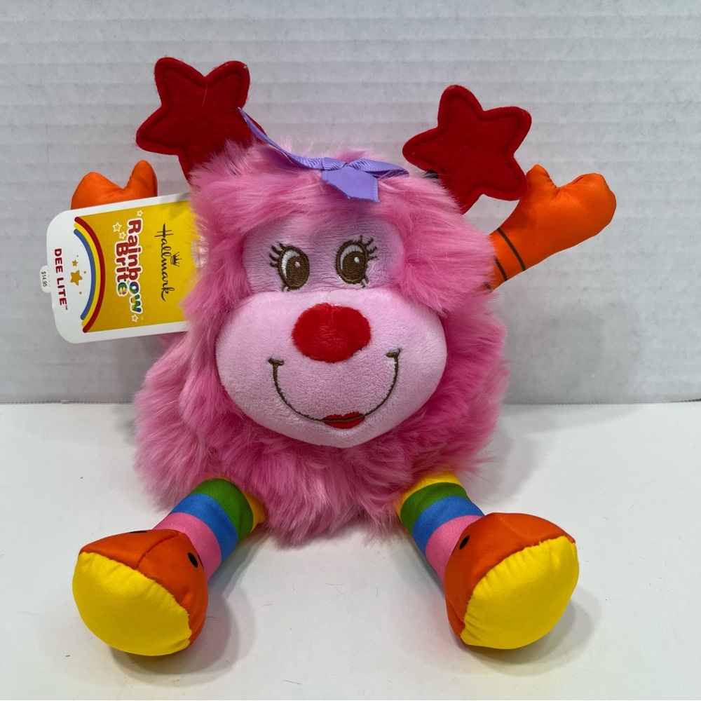 RAINBOW BRITE Sprite Dee Lite hallmark retired plush stuffed animal doll toy NWT
